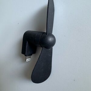 Portable Black Mini Fan for iPhone